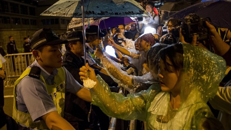 Tausend Menschen demonstrieren in Hongkong für mehr Demokratie