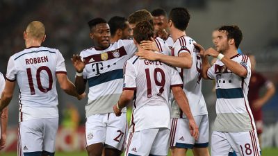 Bayerns 7:1 in Rom höchster Auswärtssieg im Europapokal: Tore von Robben, Götze, Lewandowski, Thomas Müller, Ribéry, Shaqiri und Gervinhoim Video