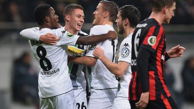 DFB-Pokal Mönchengladbach vs Eintracht Frankfurt: Gladbach siegt in Frankfurt – Weisweiler-Rekord wackelt