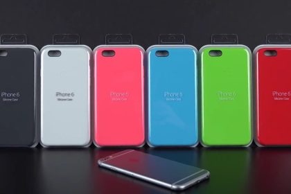 iPhone 6 Plus: Apples Silikon- und Lederschutzhüllen schützten das Gerät perfekt