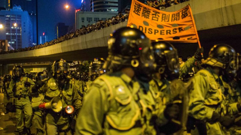 Insider: „Hongkongs Chef wollte Feuer auf Demonstranten eröffnen“