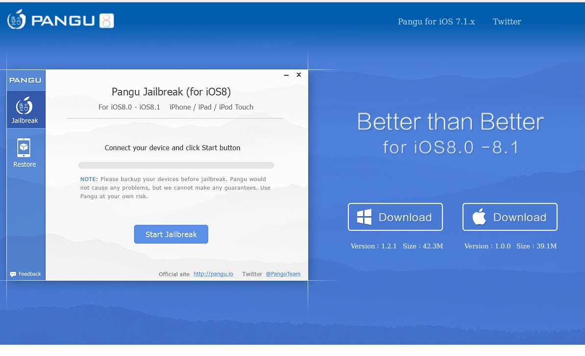 iOS 8 Jailbreak-Tool von Pangu-Team für Mac OS X Yosemite erschienen