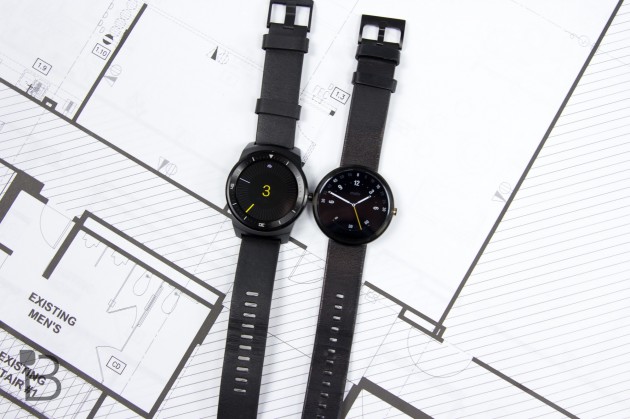 Smartwatch Konkurrenz Vergleich: Motorola Moto 360 versus LG G Watch R