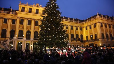 Merry Christmas aus Wien: Weihnachtsfeeling am Weihnachtsmarkt Schloß Schönbrunn