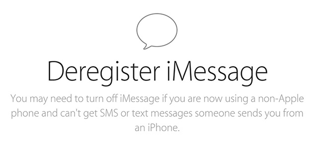 Apple lässt Abmeldung von iMessage zu