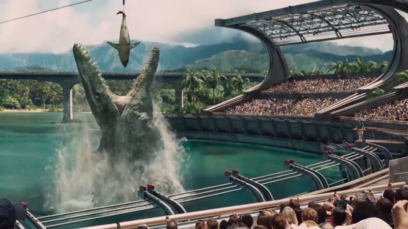 „Jurassic World“ – deutscher Trailer, Regie: Steven Spielberg nach Michael Crichton, Jurassic Park IV