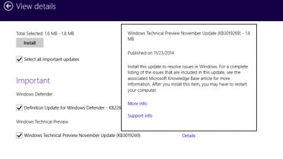 Microsoft 10 Build 9879: Patch November Update für Fast Ring Benutzer veröffentlicht