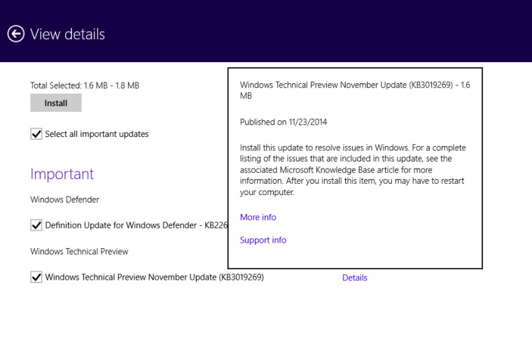 Microsoft 10 Build 9879: Patch November Update für Fast Ring Benutzer veröffentlicht