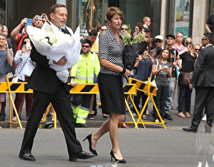 Premierminister Tony Abbott und seine Frau Margaret