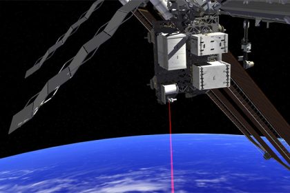 UFO Sichtung – Rote Leucht-Kugel mit Laserstrahl nahe der ISS: UFO oder Kommunikationssystem?