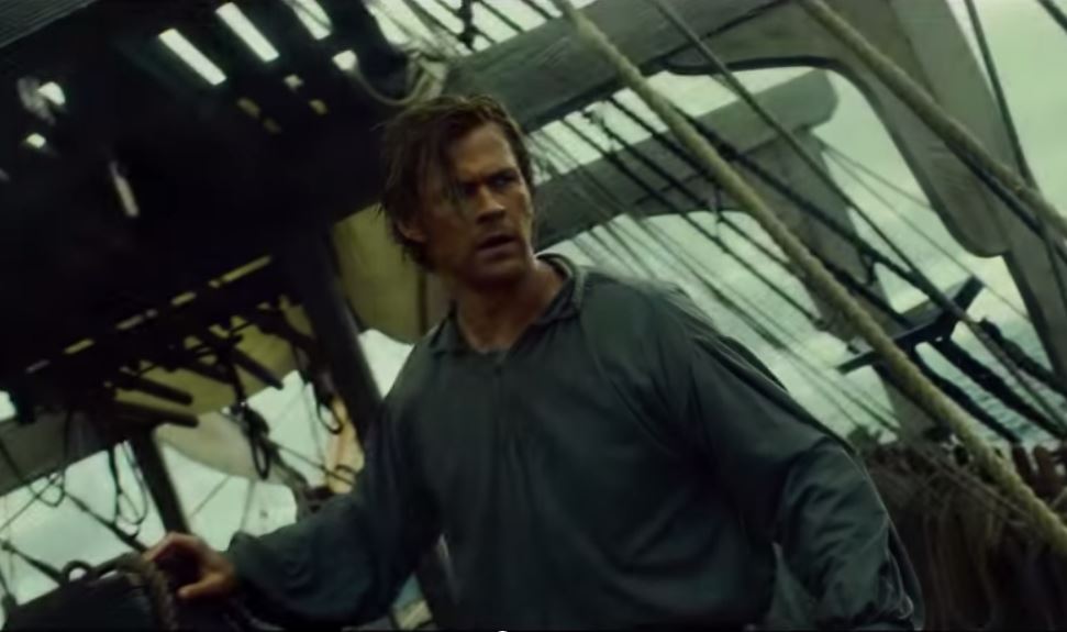 Chris Hemsworth in „Im Herzen der See“, nach Herman Melvilles Roman „Moby Dick“, Trailer