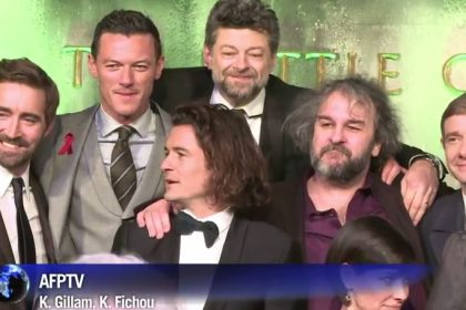 Weltpremiere Hobbit 3 in London, Hobbits, Elben, Orcs & Interviews, Orlando Bloom, Peter Jackson, Richard Armitage