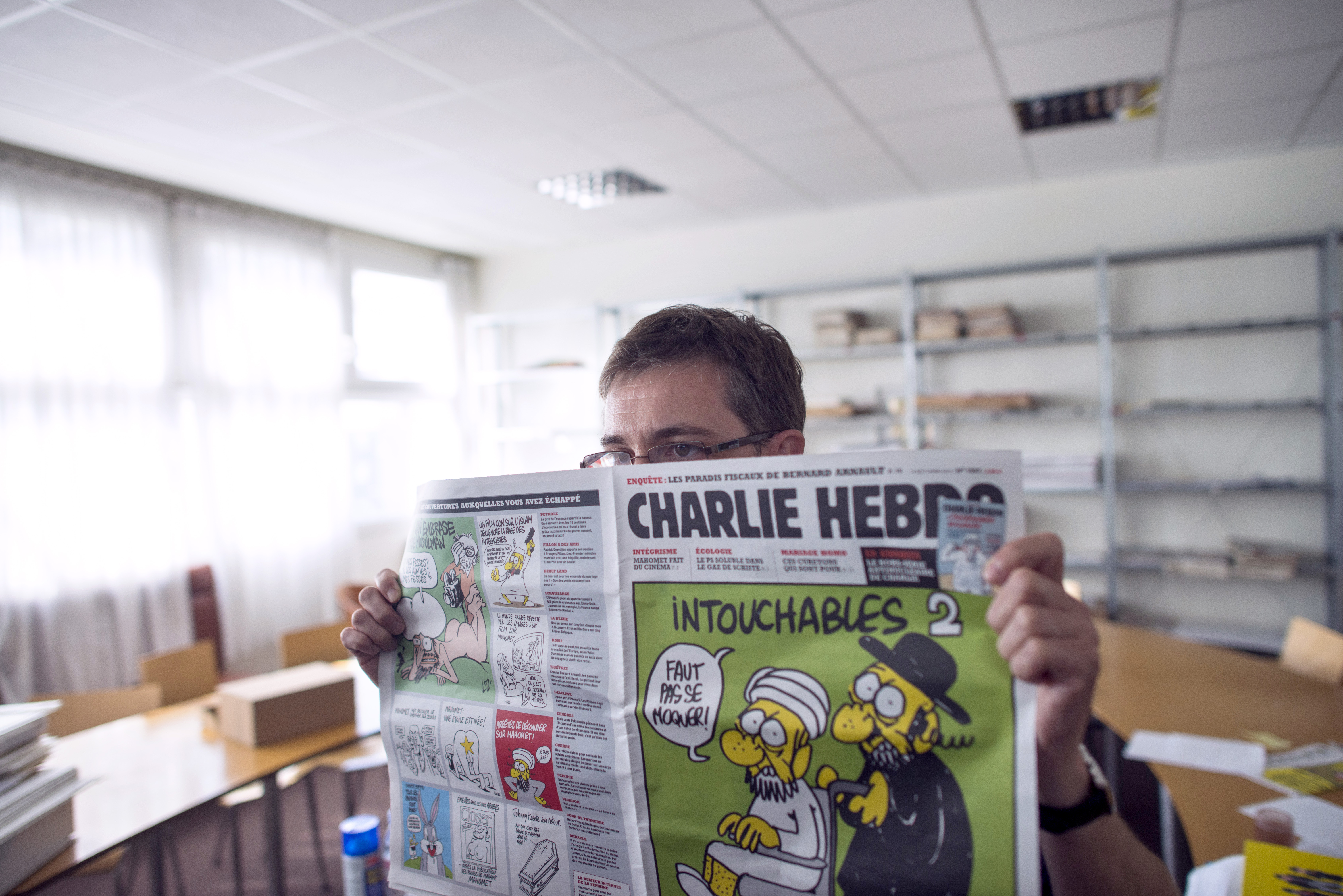 „Charlie Hebdo“-Chef Riss will Deutsche für Humor der Satirezeitung gewinnen