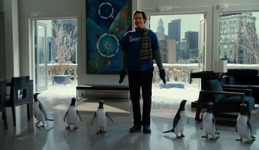 Jim Carrey in „Mr. Poppers Pinguine“ im Live-Stream, heute, 01.01., Komödie