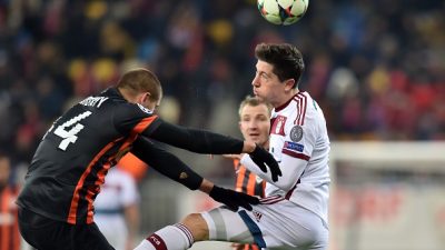 Schachtar Donezk vs Bayern München: Zehn Bayern erhalten sich mit 0:0 Viertelfinal-Chance