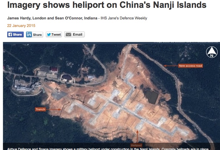 China: Geheime Hubschrauber-Basis nahe Senkaku-Inseln im Bau