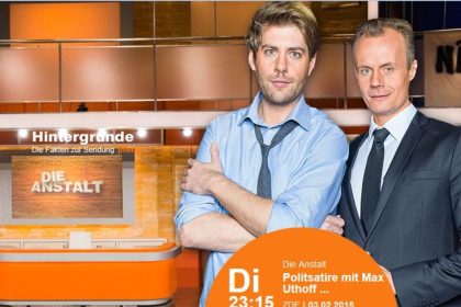 Die Anstalt Live-Stream heute, Die. 03.02. um 23:15 – 00:00 Kabarett im ZDF mit Max Uthoff und Claus von Wagner + Free-TV + Mediathek