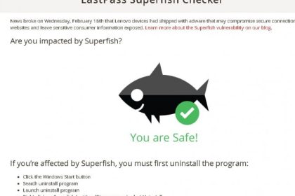 LastPass Superfish ‘Virus’: Wie entferne ich Superfish von Lenovo Y50, Z40, Z50, G50, Yoga 2 Pro