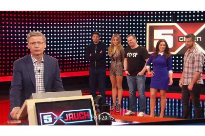 5 gegen Jauch – Promi-Special mit Oliver Pocher, Elton, Christine Neubauer, Tim Mälzer u.a.heute  Fr. 06.03, 20:15-23:00 RTL und Live-Stream + Free-TV