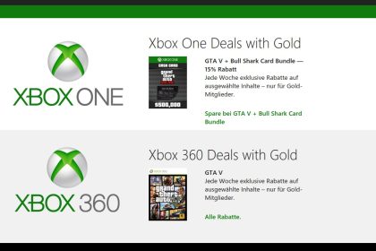 Xbox Games with Gold-2015: Neue Deals with Gold in dieser Woche; Noch mehr im April