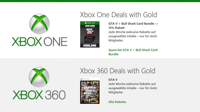 Xbox Games with Gold-2015: Neue Deals with Gold in dieser Woche; Noch mehr im April