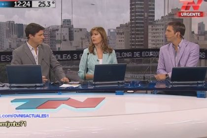 UFO Sichtungen: UFO fliegt im argentinischen Live-TV im Hintergrund vorbei (+Video)