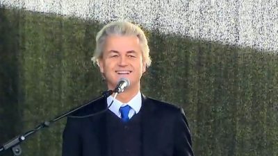 Geert Wilders spricht bei Pegida-Demo