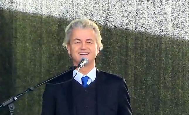 Geert Wilders spricht bei Pegida-Demo