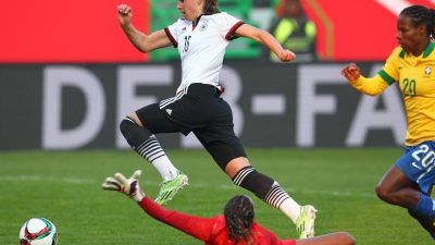 DFB-Frauen fertigen Brasilien bei WM-Test 4:0 ab