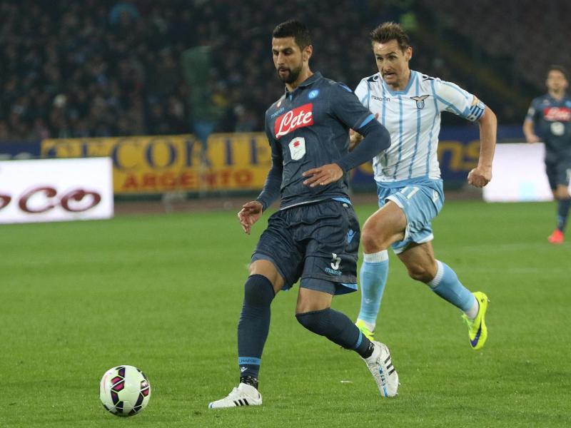 Lazio mit Miroslav Klose im italienischen Cup-Finale