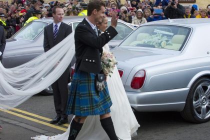Tennisstar Andy Murray heiratet im Schottenrock