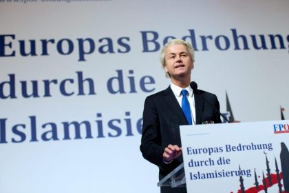 Niederländischer Rechtspopulist Wilders bei Pegida in Dresden