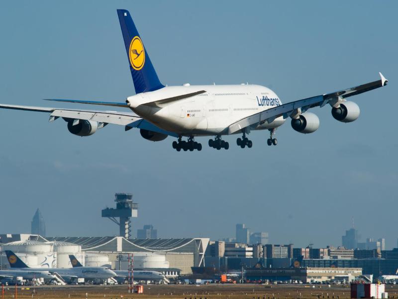 Notfall in Airbus A380 der Lufthansa