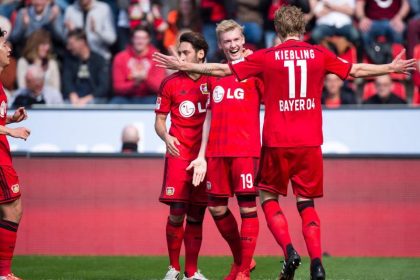 Bayer nimmt Gladbach mit 4:0 gegen Hannover Rang drei ab