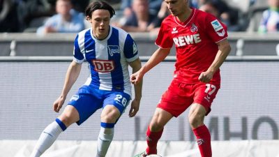 Hertha und Köln nach 0:0 fast gerettet