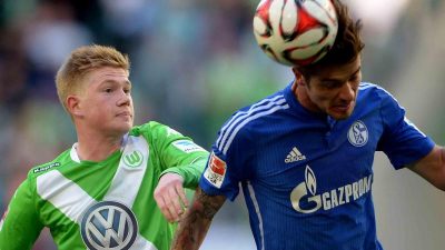 De Bruyne rettet Wolfsburg Punkt gegen Schalke