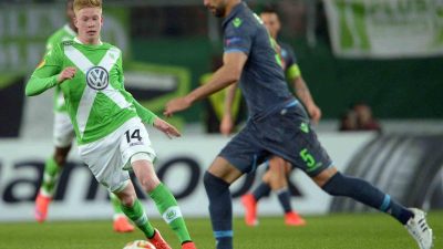 Wolfsburg ohne De Bruyne und Schürrle nach Neapel