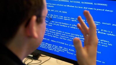 «Blue screen of death»: Mann erschießt seinen Computer