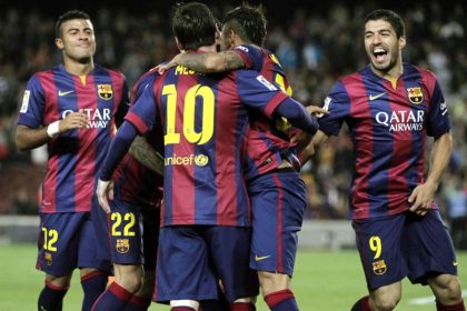 Barças Sturmtrio bricht mit 102 Toren Clubrekord