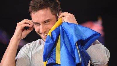 Schweden feiern Måns Zelmerlöw für Sieg im ESC wie einen Helden