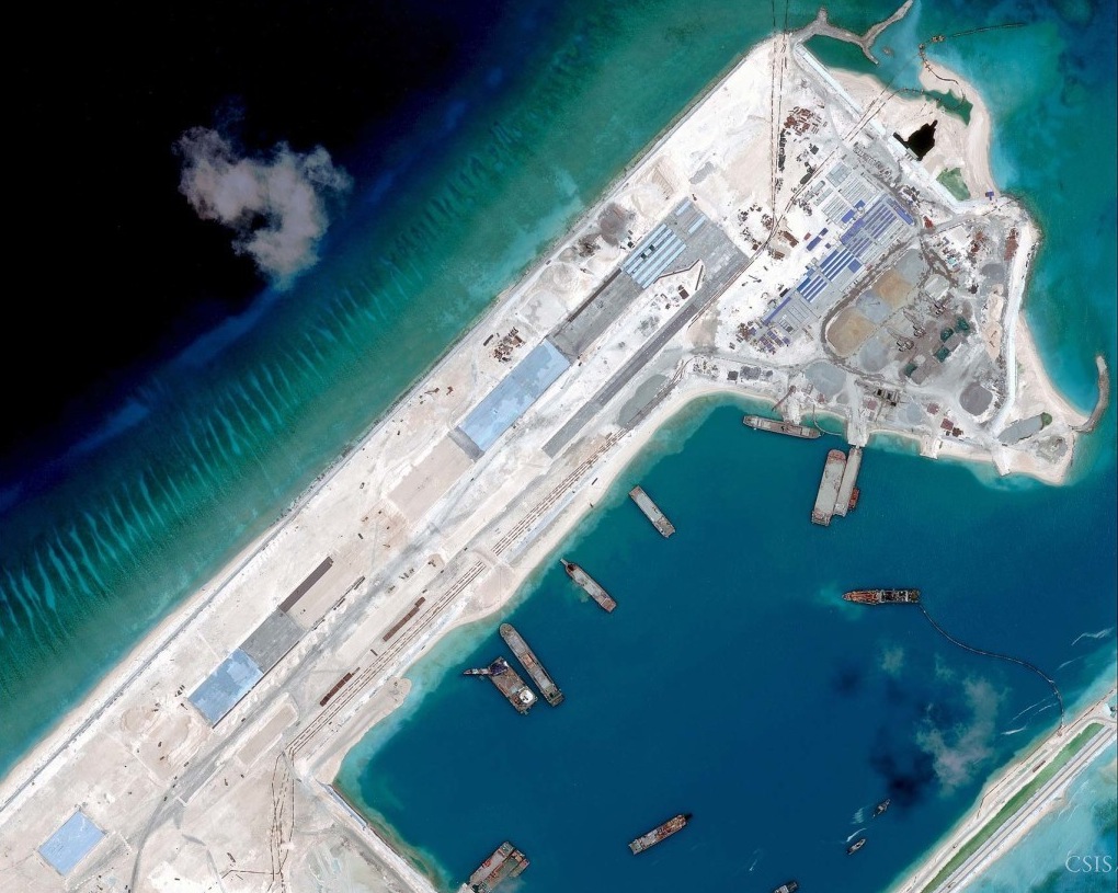 China baut Landebahn ins südchinesische Meer: So empfindlich reagiert die USA