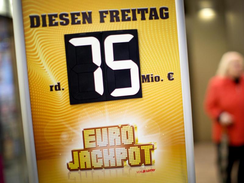 Eurojackpot mit Rekordsumme von 75 Millionen Euro im Topf