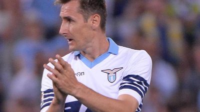 Lazio und Klose verlieren gegen Inter und Podolski