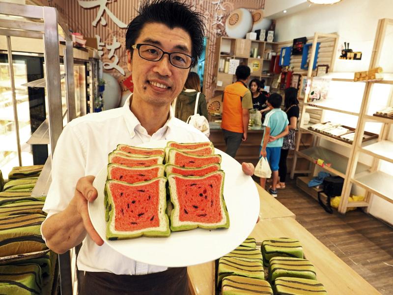Wassermelonen-Brot wird zum Hit in Taiwan