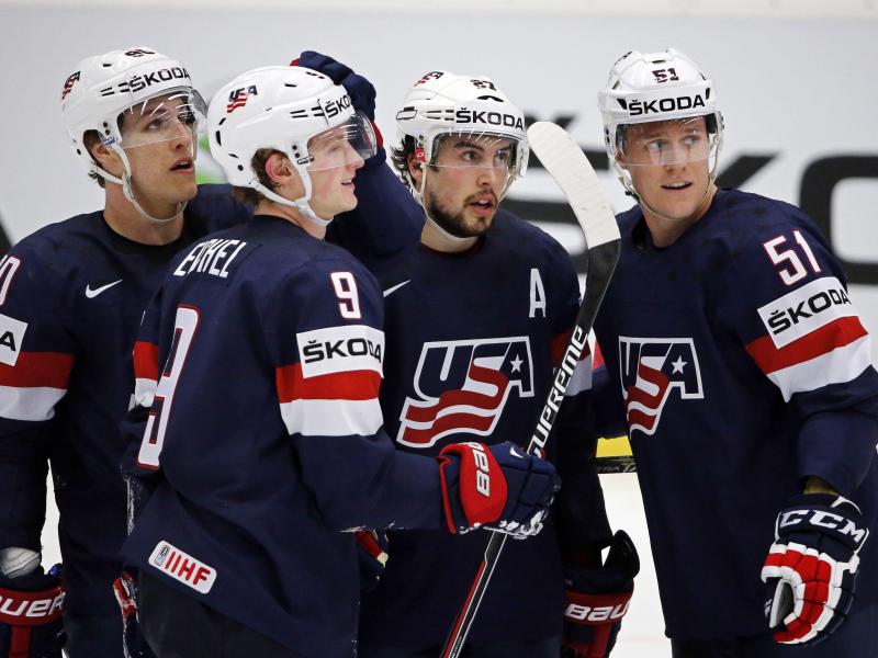 USA erster Halbfinalist bei Eishockey-WM in Tschechien