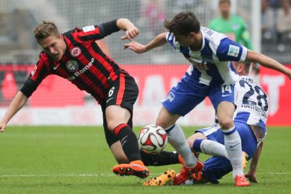 Hertha verpasst Rettung: Zittern nach 0:0 gegen Frankfurt