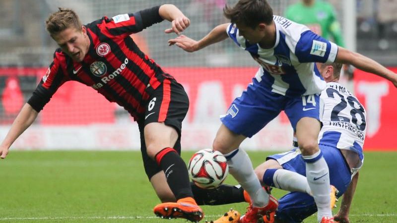 Hertha verpasst Rettung: Zittern nach 0:0 gegen Frankfurt
