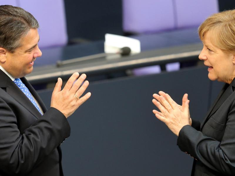 Merkel und Gabriel beraten über Klimaabgabe