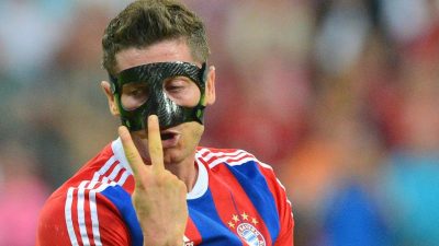 Lewandowski mit Maske – Keine Wettbewerbsverzerrung