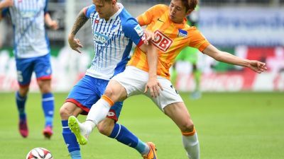 Trotz 1:2 in Hoffenheim: Hertha bleibt in Bundesliga